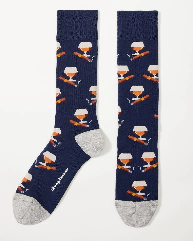 Outlet Tommy Bahama A Brandy a Day Socks Coastline