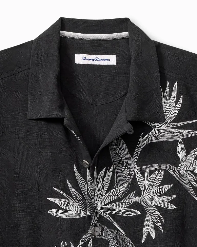 Best Tommy Bahama Across Paradise Silk Camp Shirt Black