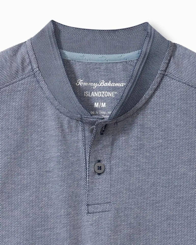 Clearance Tommy Bahama Alki Point Short-Sleeve IslandZone® Henley Eclipse