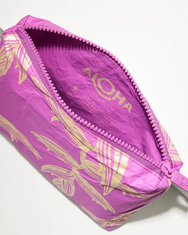 New Tommy Bahama Aloha Collection Heliconia Small Pouch Glow/Orchid