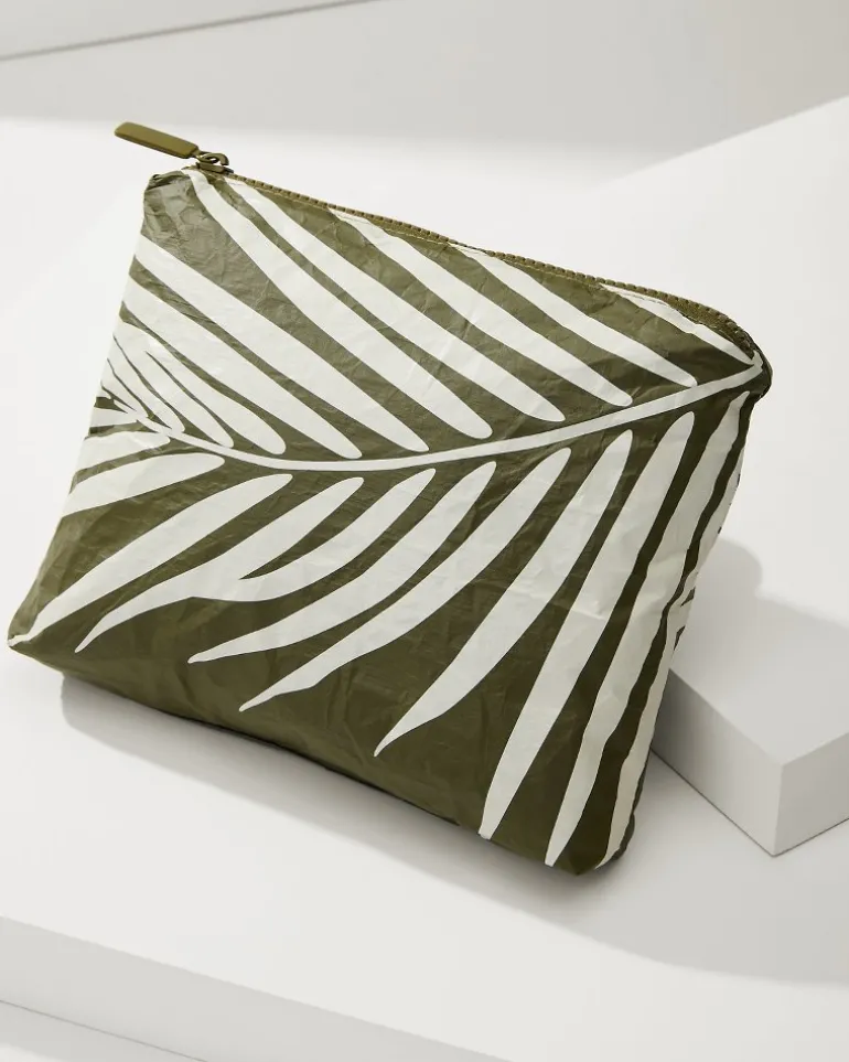 Discount Tommy Bahama Aloha Collection Shade Small Pouch Creme/Olive