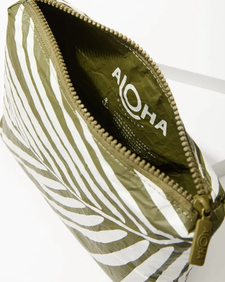 Discount Tommy Bahama Aloha Collection Shade Small Pouch Creme/Olive