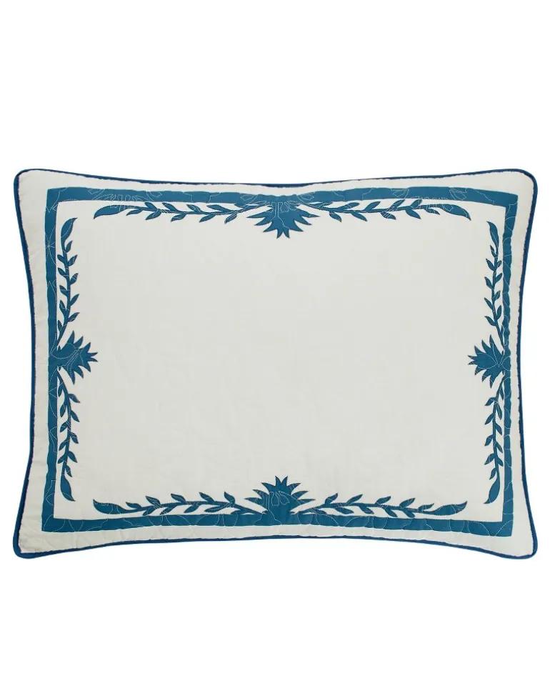 Sale Tommy Bahama Aloha Pineapple Standard Sham Blue
