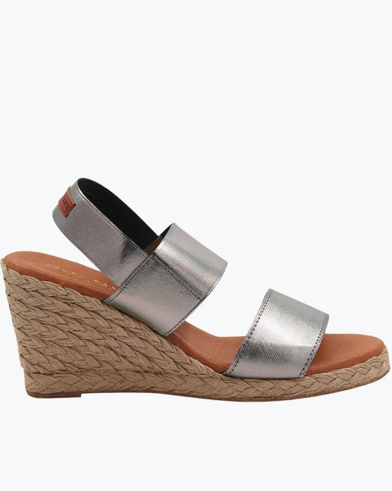 Flash Sale Tommy Bahama André Assous Allison Metallic Wedges Pewter