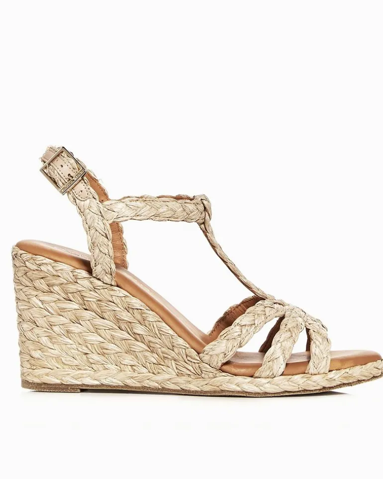 Hot Tommy Bahama André Assous Madina Raffia Wedges Beige