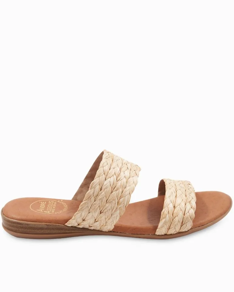 Discount Tommy Bahama André Assous Narice Raffia Featherweights™ Sandals Beige
