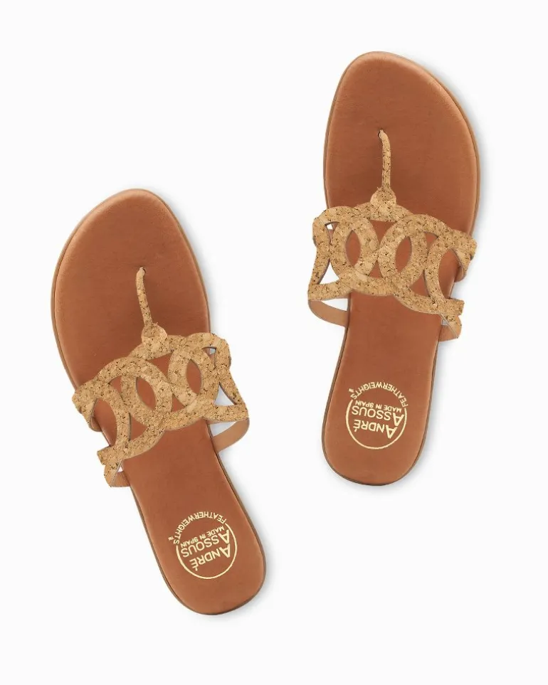 Flash Sale Tommy Bahama André Assous Nature Cork Featherweights™ Sandals Natural