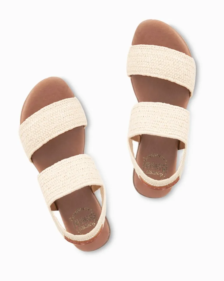 Flash Sale Tommy Bahama André Assous Nigella Stretch-Raffia Featherweights™ Sandals Natural