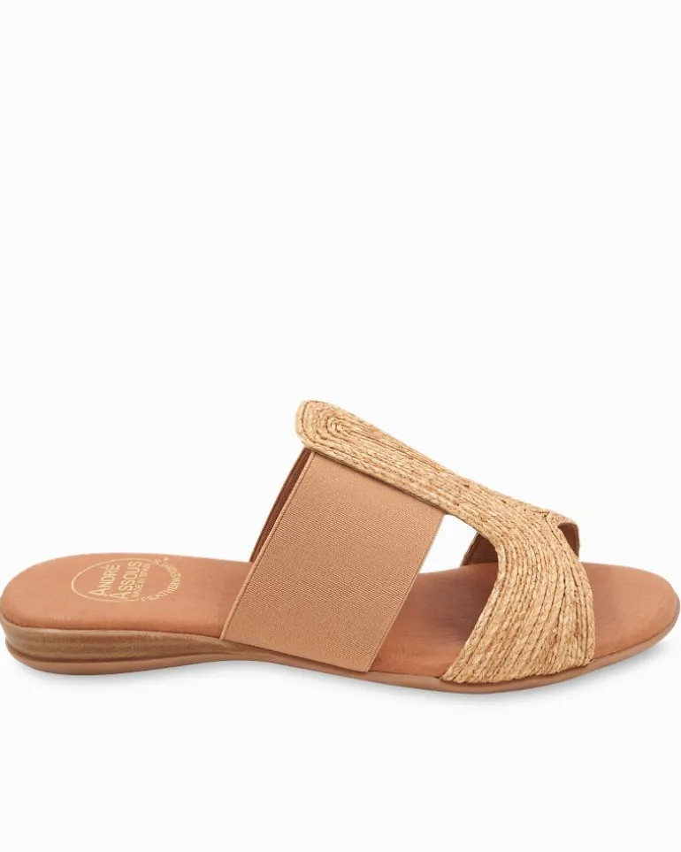 Online Tommy Bahama André Assous Noor Stretch-Raffia Featherweights™ Sandals Natural