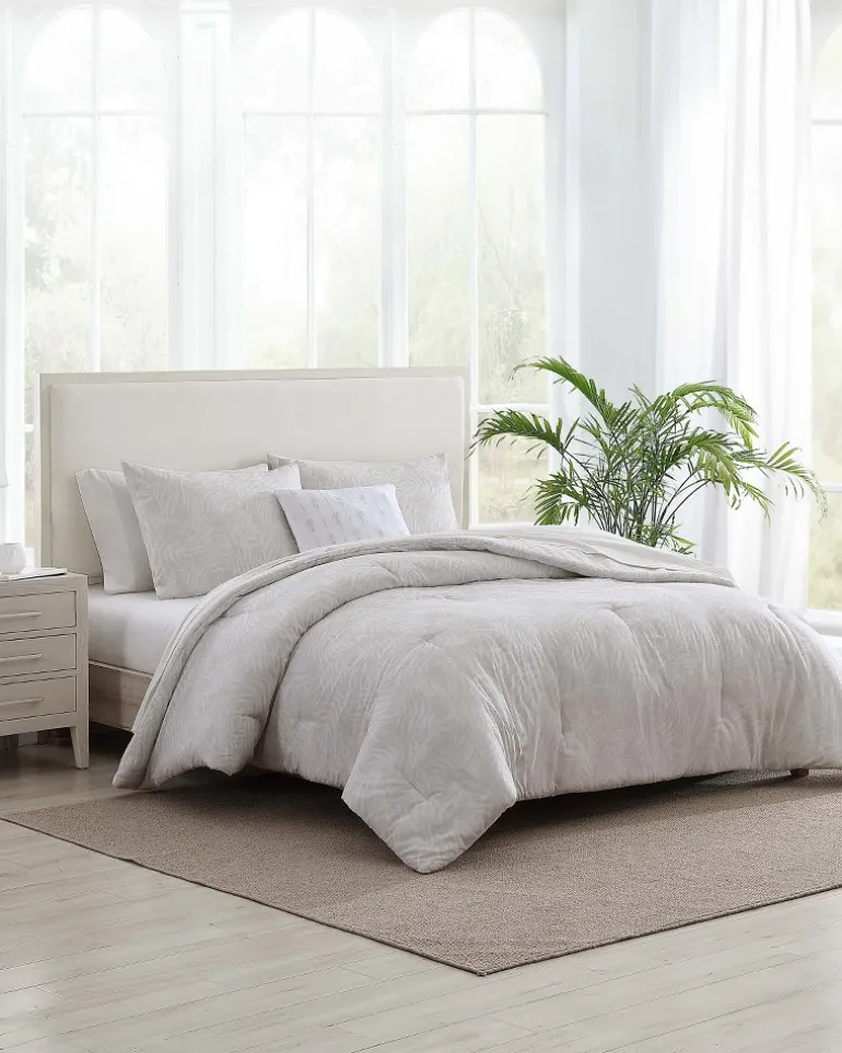 Flash Sale Tommy Bahama Art Of Palms 8-Piece Queen Bed Set Beige