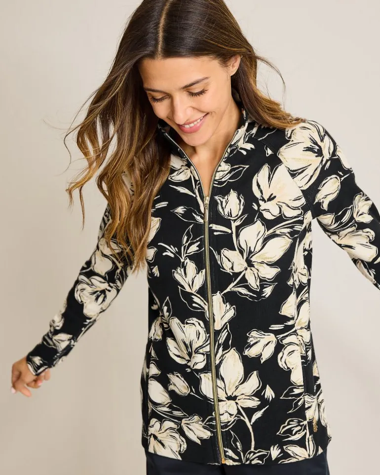Discount Tommy Bahama Aruba Noche Mar Full-Zip Sweatshirt Black