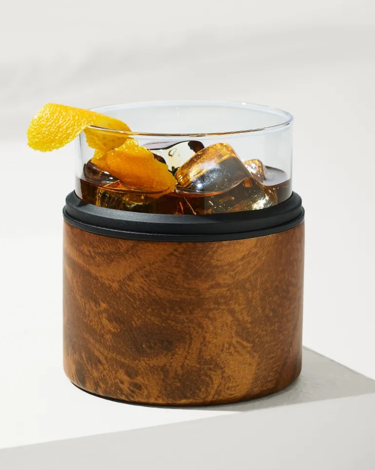 Cheap Tommy Bahama Asobu® On The Rocks Glass & Kuzie - Wood