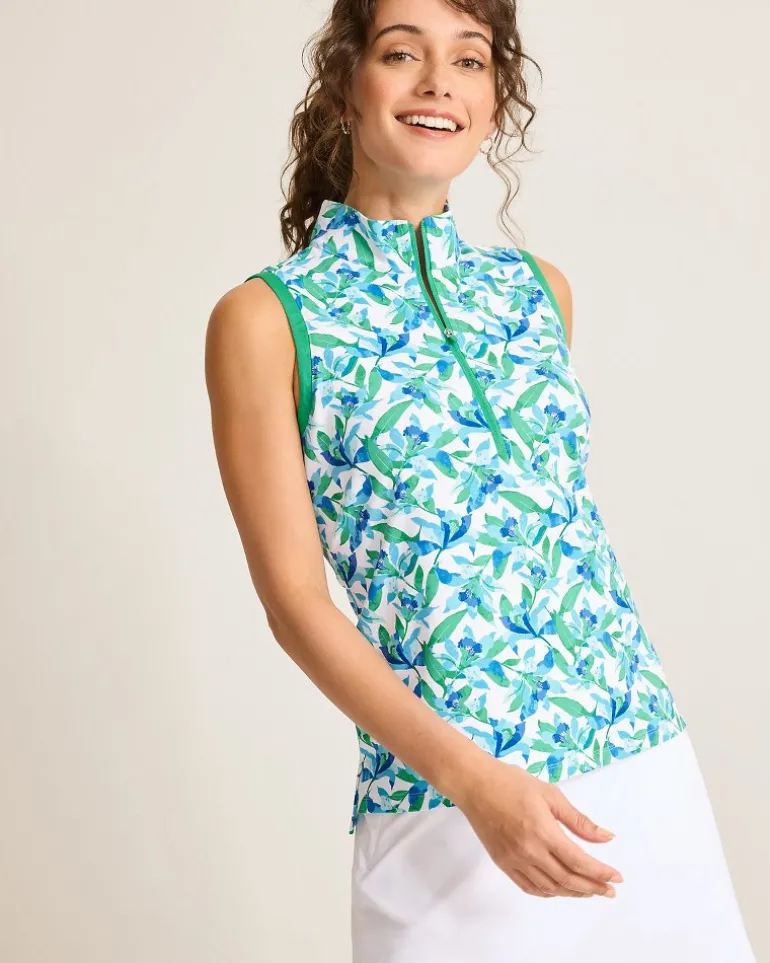 Hot Tommy Bahama Aubrey Seaside Brights IslandZone® Mock Top White
