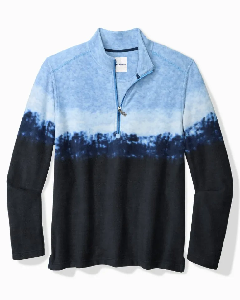 Clearance Tommy Bahama Azul Tides Ombré Half-Zip Sweatshirt Blues