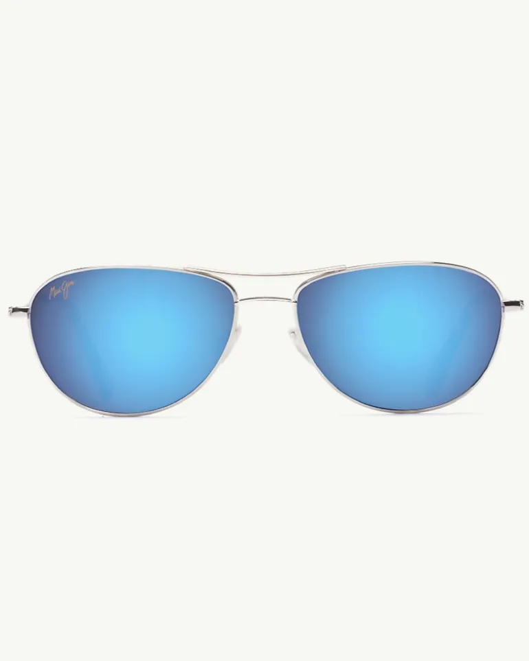 New Tommy Bahama Baby Beach Sunglasses by Maui Jim® New Silver