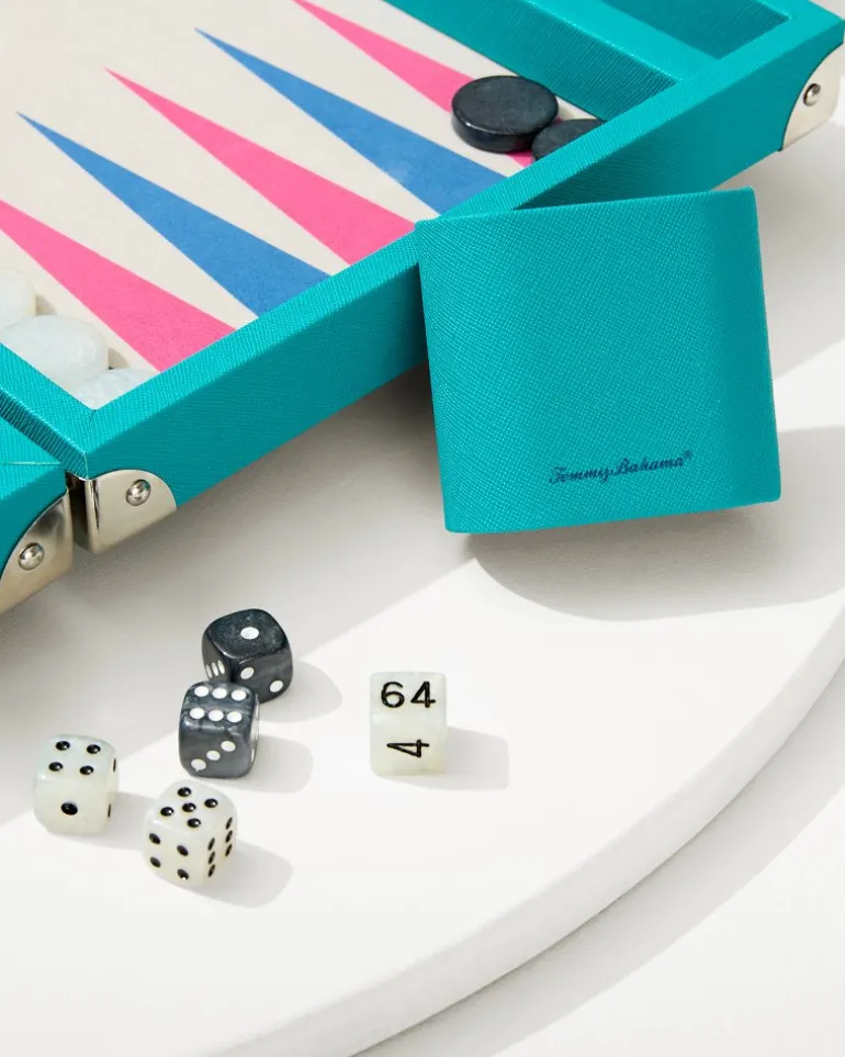 Fashion Tommy Bahama Backgammon Game Set Teal
