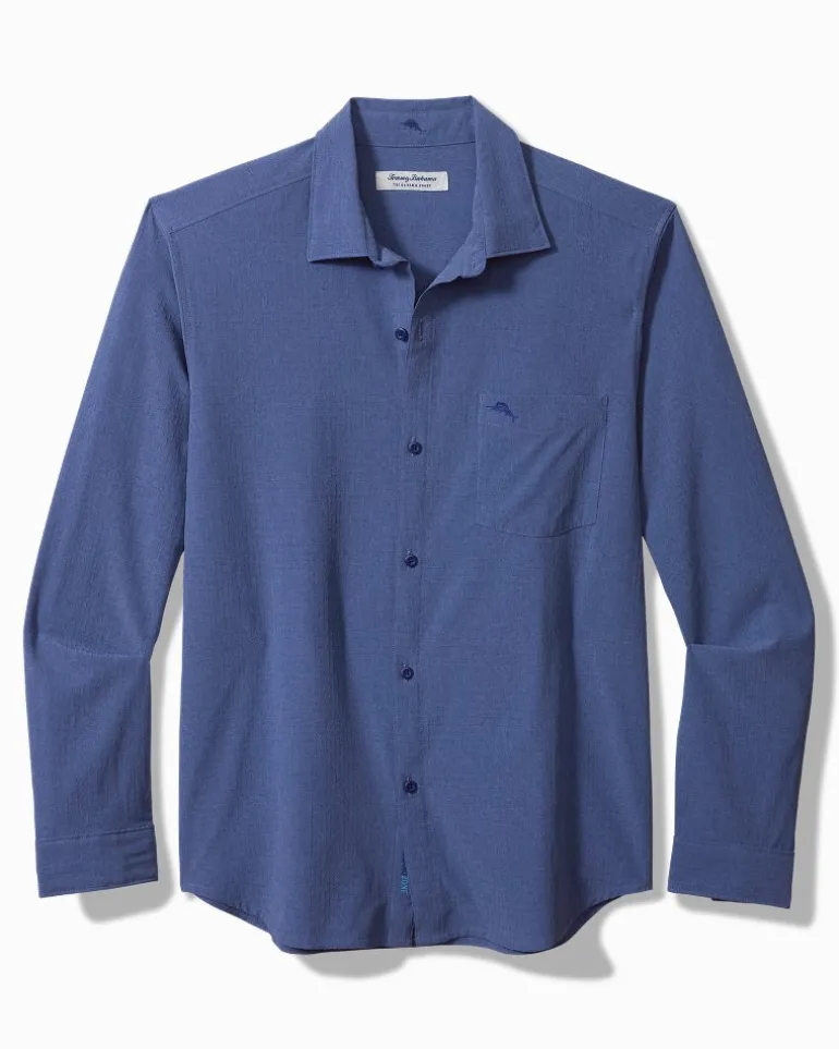 Best Tommy Bahama Bahama Coast Sands IslandZone® Long-Sleeve Shirt Classic Blue