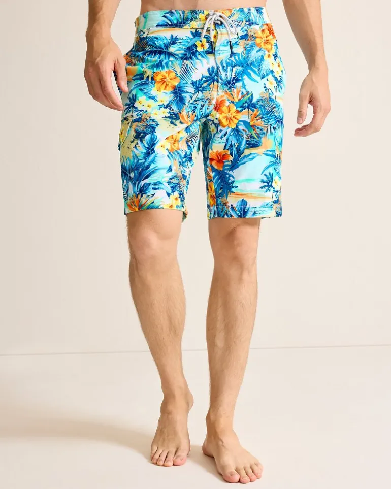 Fashion Tommy Bahama Baja Surfside Sounds 9-Inch Boardshorts Kohala Teal