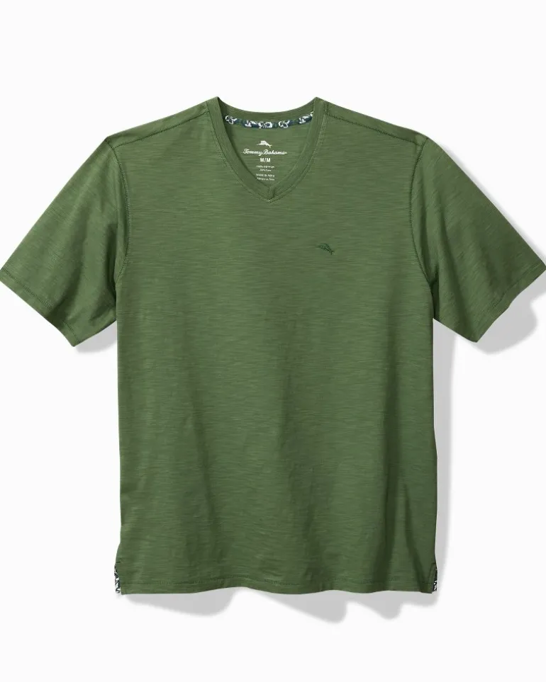 Cheap Tommy Bahama Bali Beach V-Neck T-Shirt Bonsai