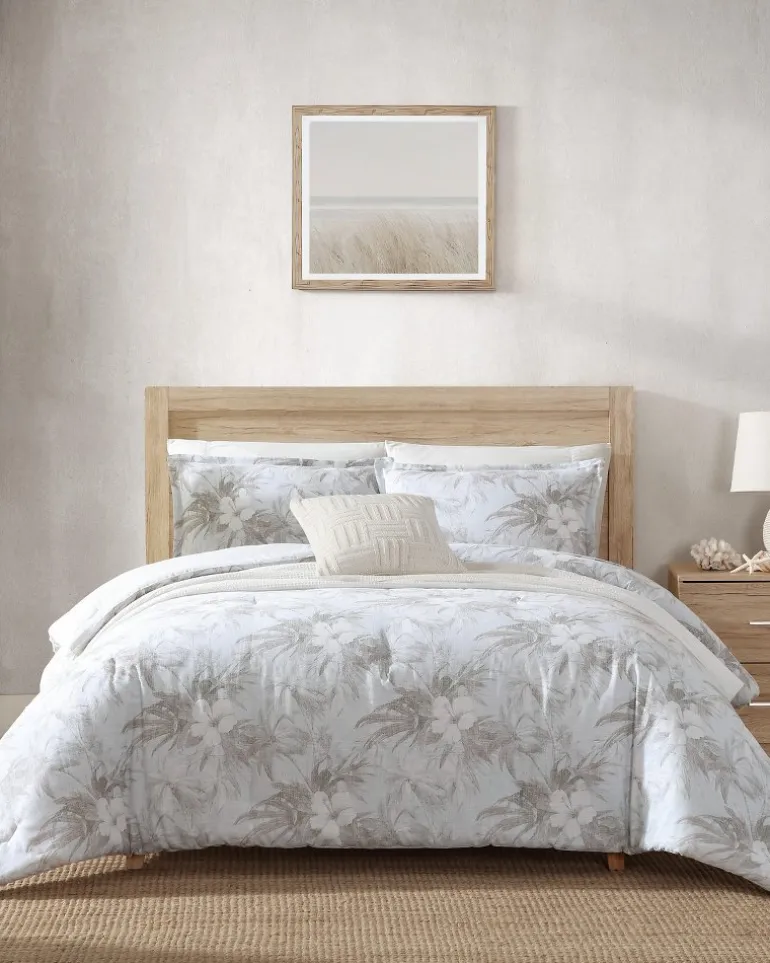 Flash Sale Tommy Bahama Beachway Blooms 3-Piece King Comforter Set Grey