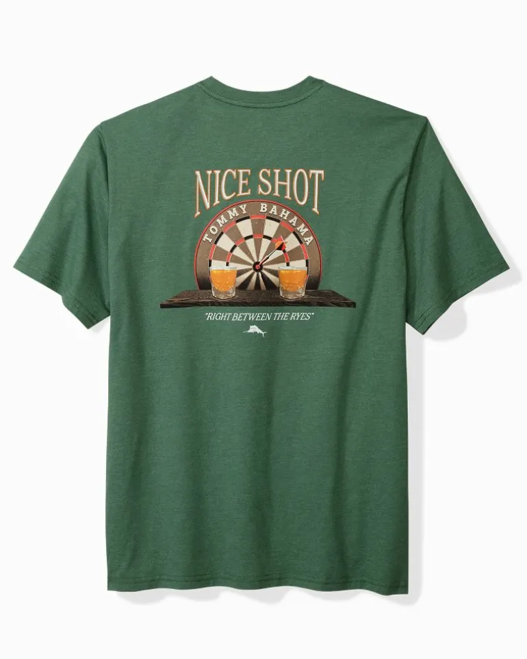 Hot Tommy Bahama Between the Ryes Graphic Pocket T-Shirt Green Meadow Heather