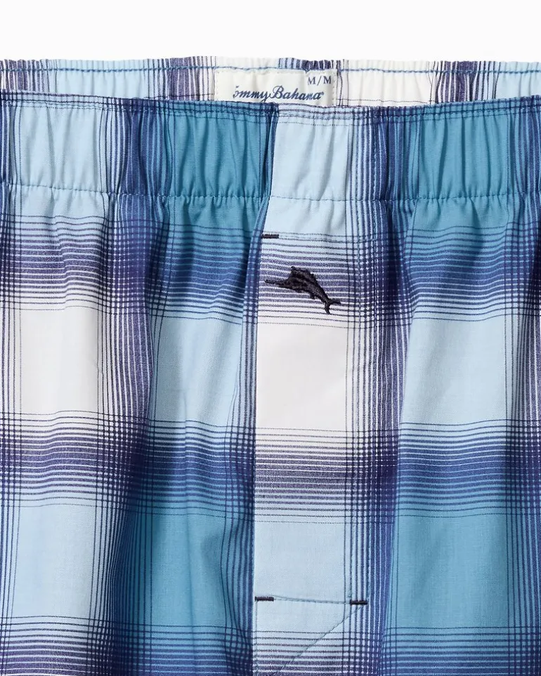 Best Sale Tommy Bahama Big & Tall Woven Marlin Print Boxers Ancient Ivory