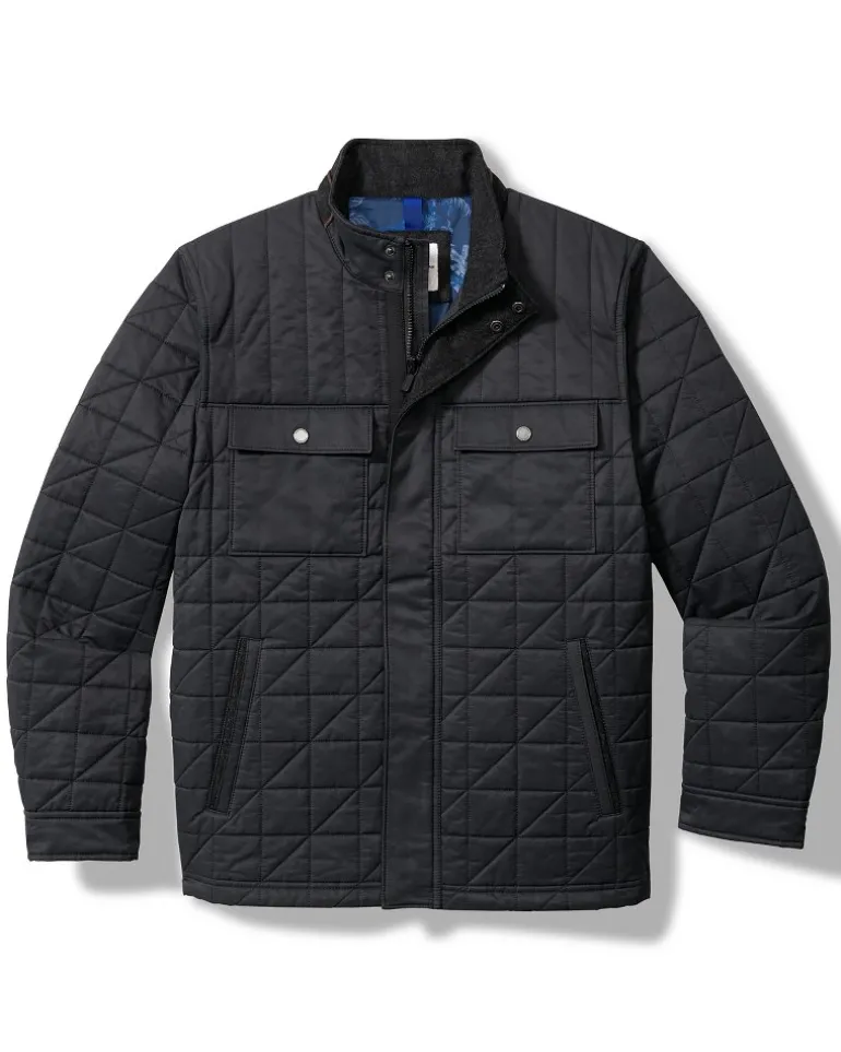 Cheap Tommy Bahama Burnaby Park Jacket Jet Black