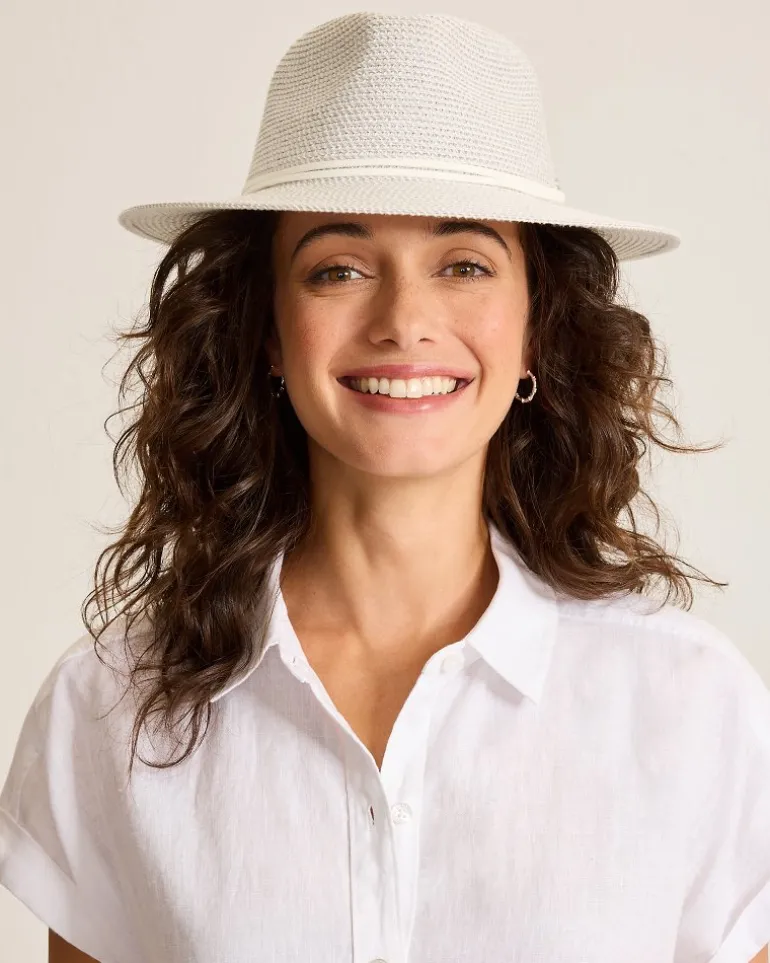 Shop Tommy Bahama Canwell Mid-Brim Safari Hat Light Grey