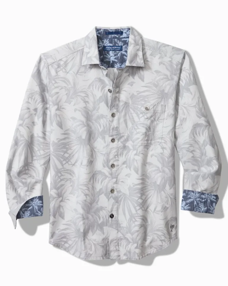 Shop Tommy Bahama Canyon Beach Durango Palms Stretch Flannel Shirt Micro Chip