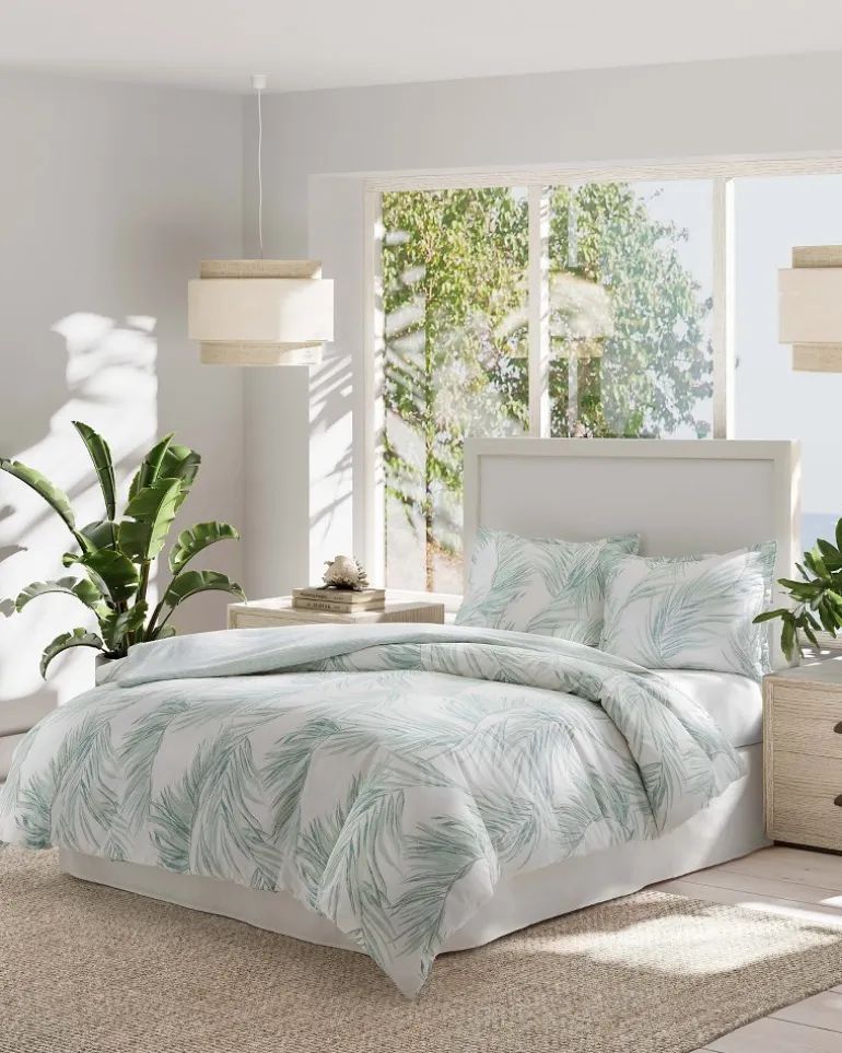 Best Sale Tommy Bahama Canyon Palms 5-Piece Full/Queen Comforter Set Green