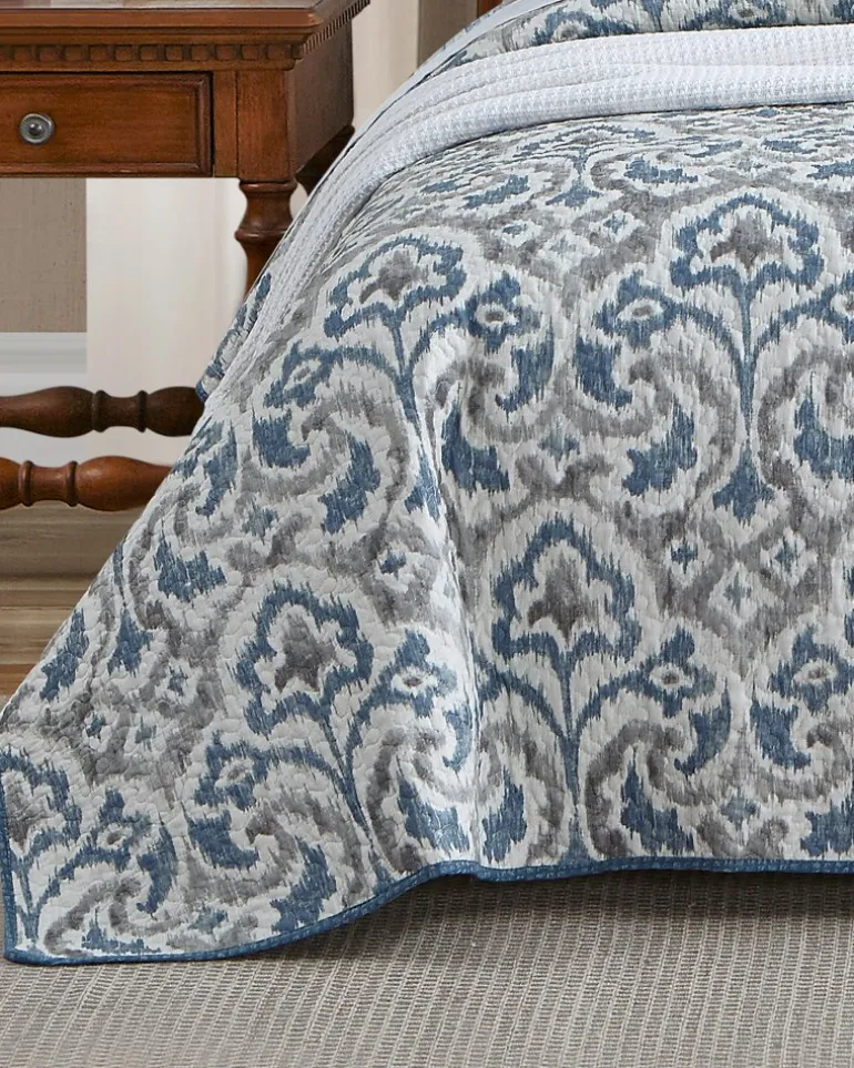Best Sale Tommy Bahama Cape Verde 3-Piece King Quilt Set Grey