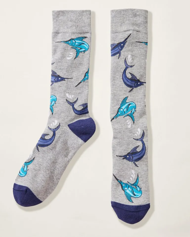 Flash Sale Tommy Bahama Catch of the Day Socks Grey Heather
