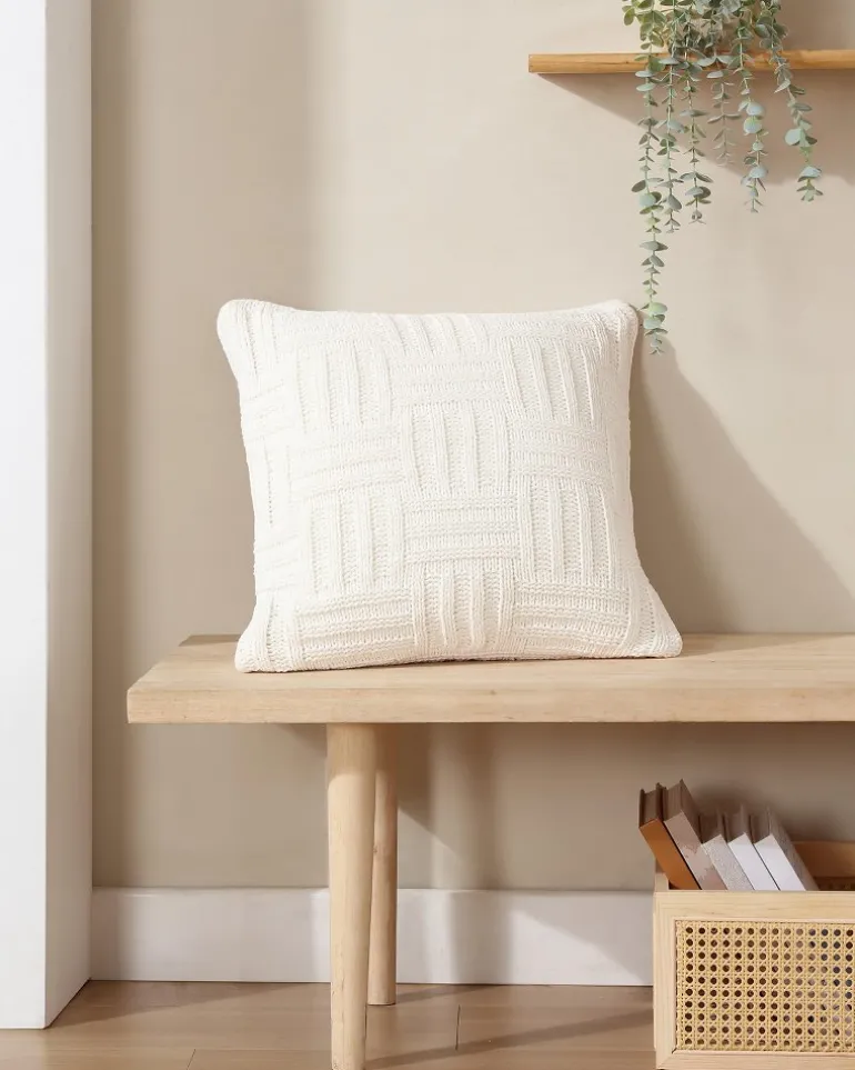 Discount Tommy Bahama Chain Basket Decorative Pillow White Sands