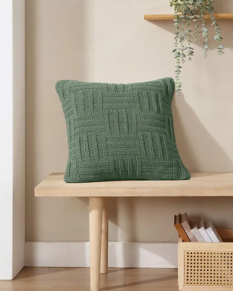 Outlet Tommy Bahama Chain Basket Decorative Pillow Green