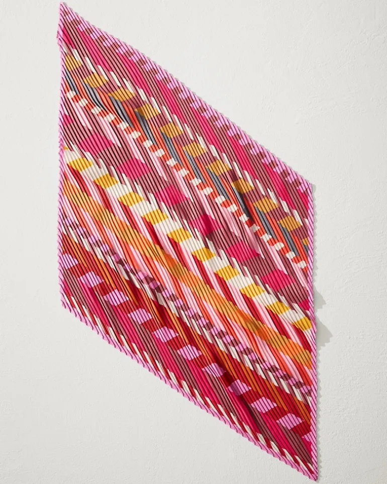 Flash Sale Tommy Bahama Chevron Stripe Diamond Scarf Dahlia