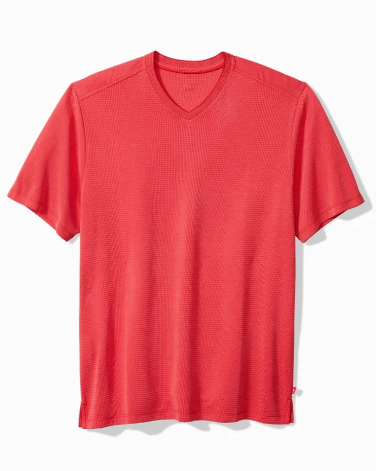 Store Tommy Bahama Coastal Crest IslandZone® V-Neck Shirt Windflower