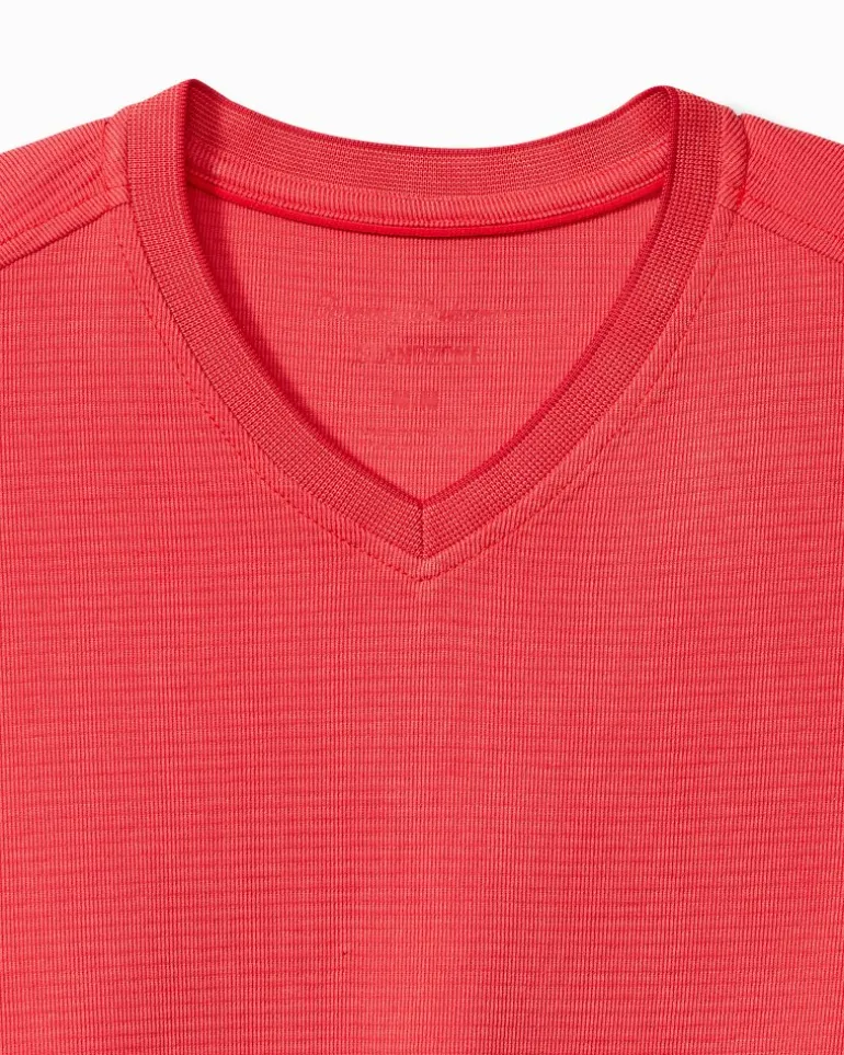 Store Tommy Bahama Coastal Crest IslandZone® V-Neck Shirt Windflower