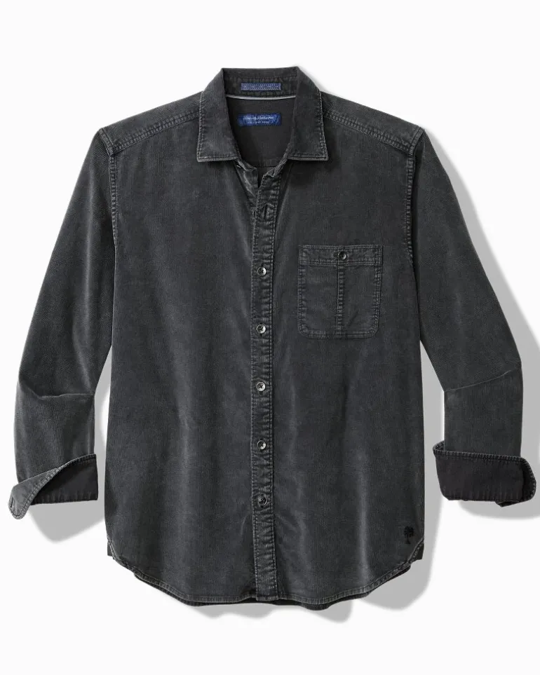 Sale Tommy Bahama Coastline Cord Stretch Sun Fade Shirt Night Cap