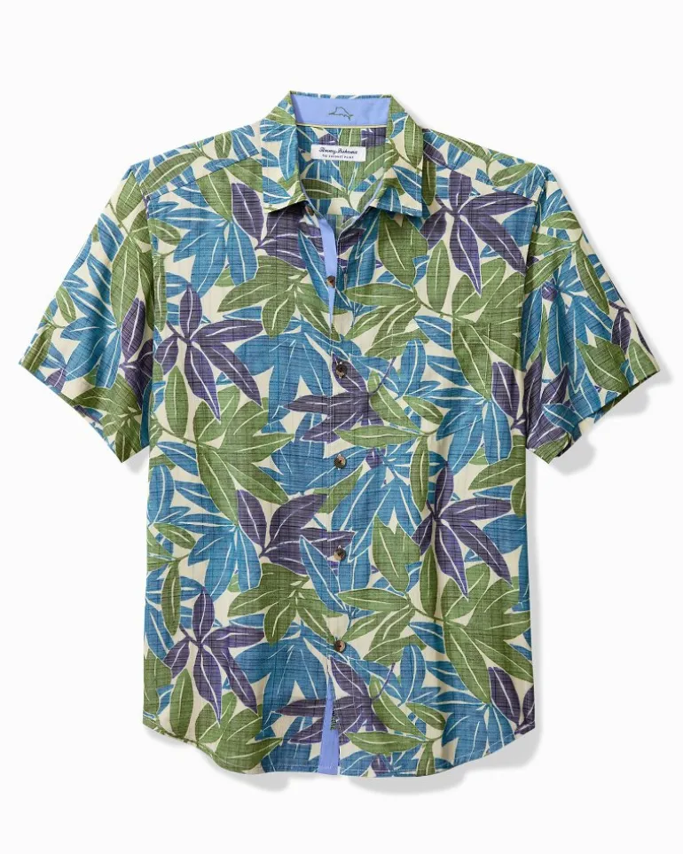 Cheap Tommy Bahama Coconut Point Vista Veronda IslandZone® Camp Shirt Bonsai