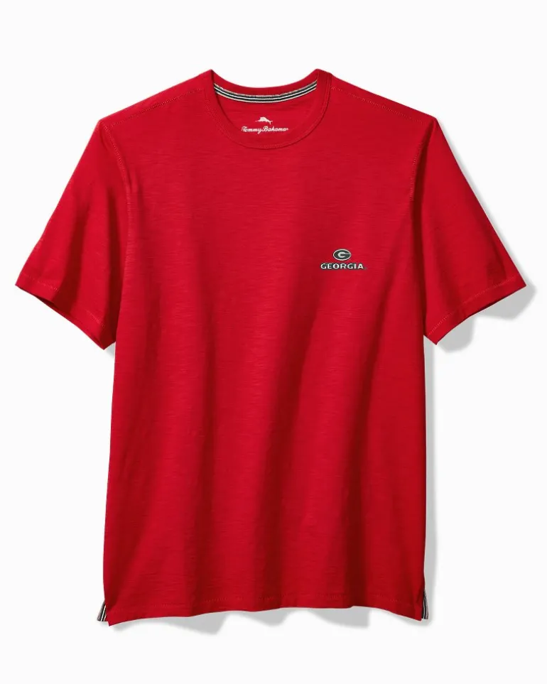 Best Sale Tommy Bahama Collegiate Bali Beach Crew T-Shirt Georgia