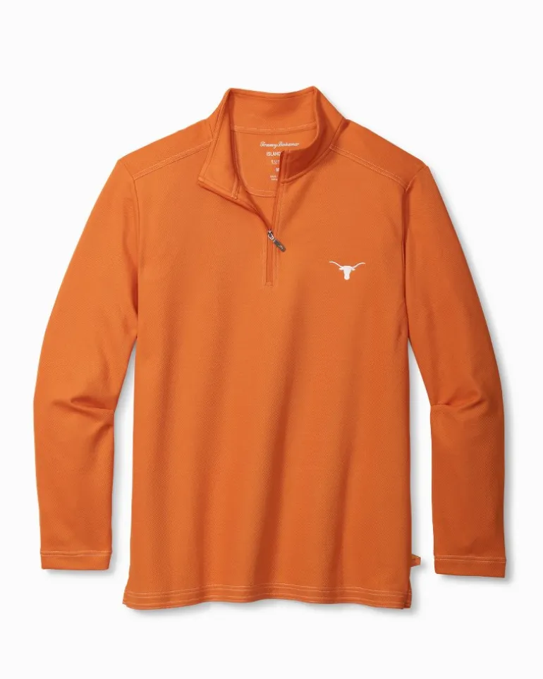 Discount Tommy Bahama Collegiate Emfielder IslandZone® Half-Zip Sweatshirt Texas