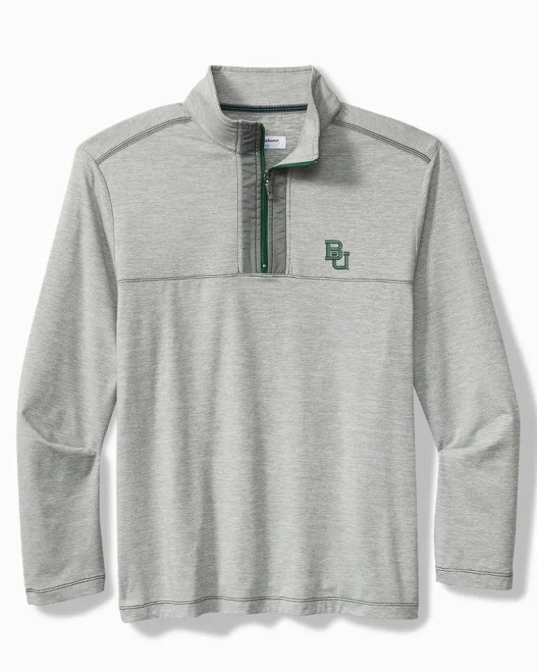 Store Tommy Bahama Collegiate High Score Half-Zip IslandZone® Sweatshirt Baylor