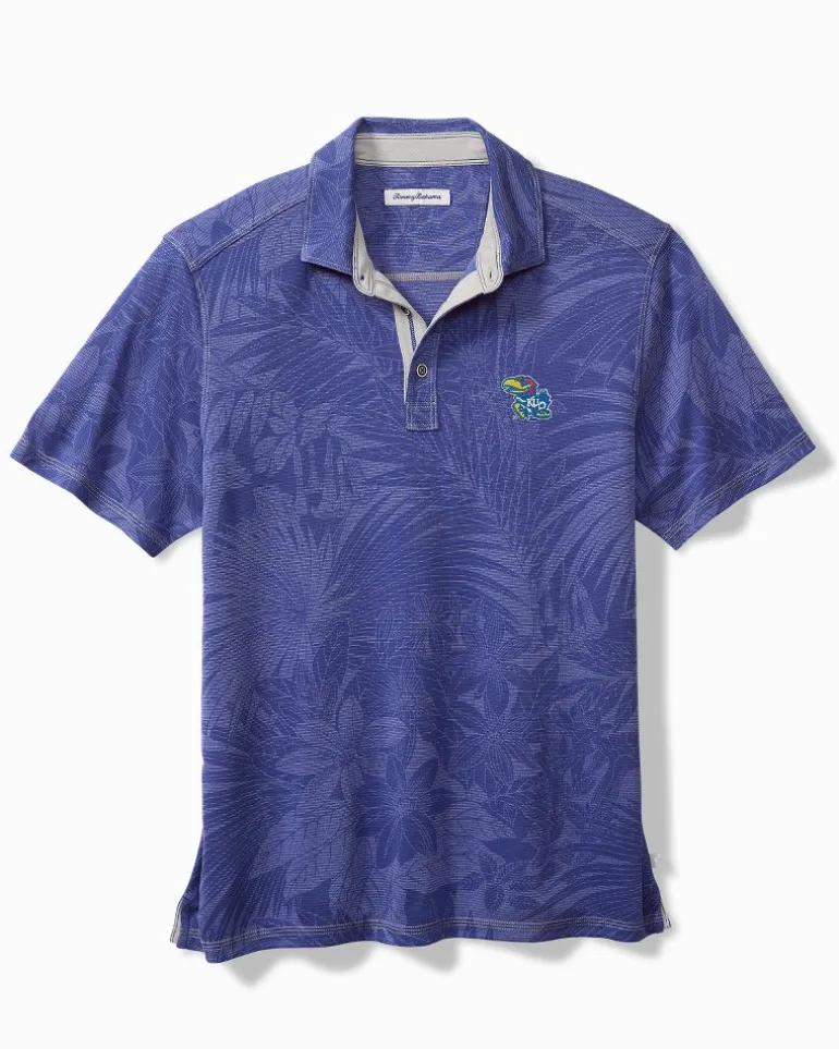 Hot Tommy Bahama Collegiate Santiago Paradise Polo Kansas