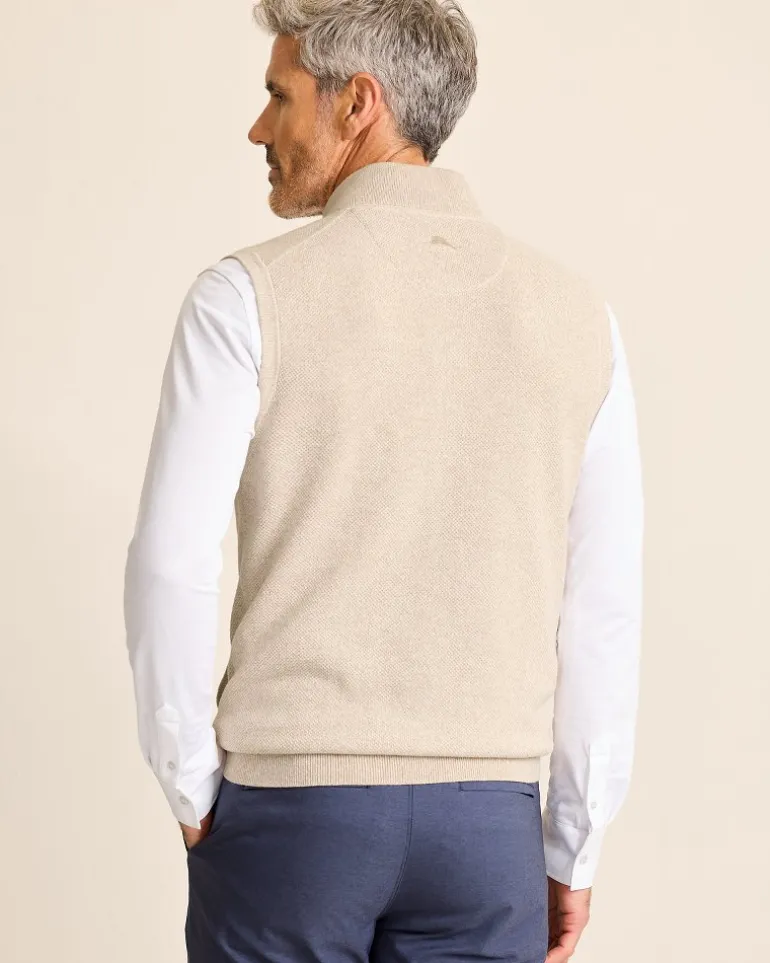 coolside_course_islandzone_sweater_vest_2.webp Best Tommy Bahama Coolside Course IslandZone® Sweater Vest Rustic Linen