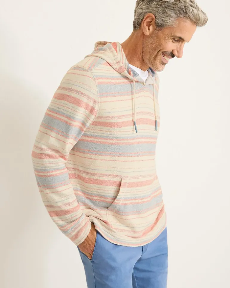 Outlet Tommy Bahama Coral Coastline Baja Hoodie Red Ginger