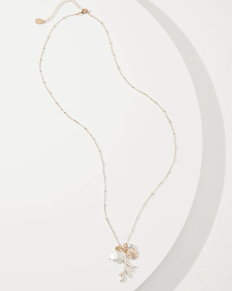 Online Tommy Bahama Coral Isles Sealife Charm Necklace Gold