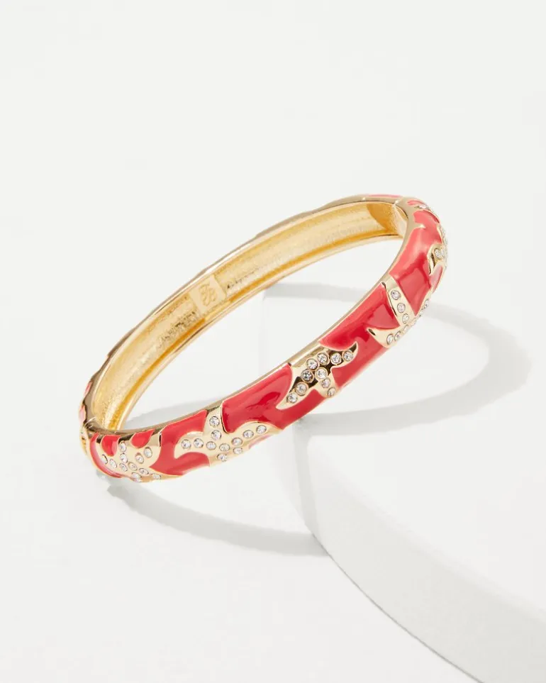 Hot Tommy Bahama Coral Isles Starfish Enamel Bangle Pink