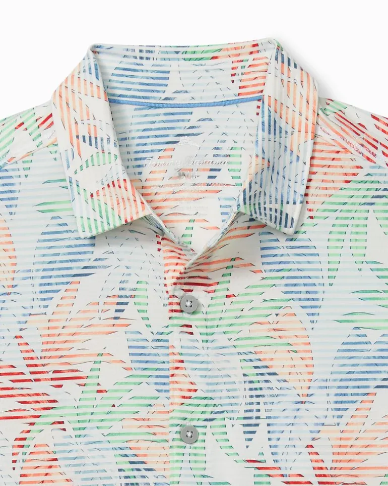 Best Tommy Bahama Costa Wave Canopy IslandZone® Short-Sleeve Shirt Vacation Blue