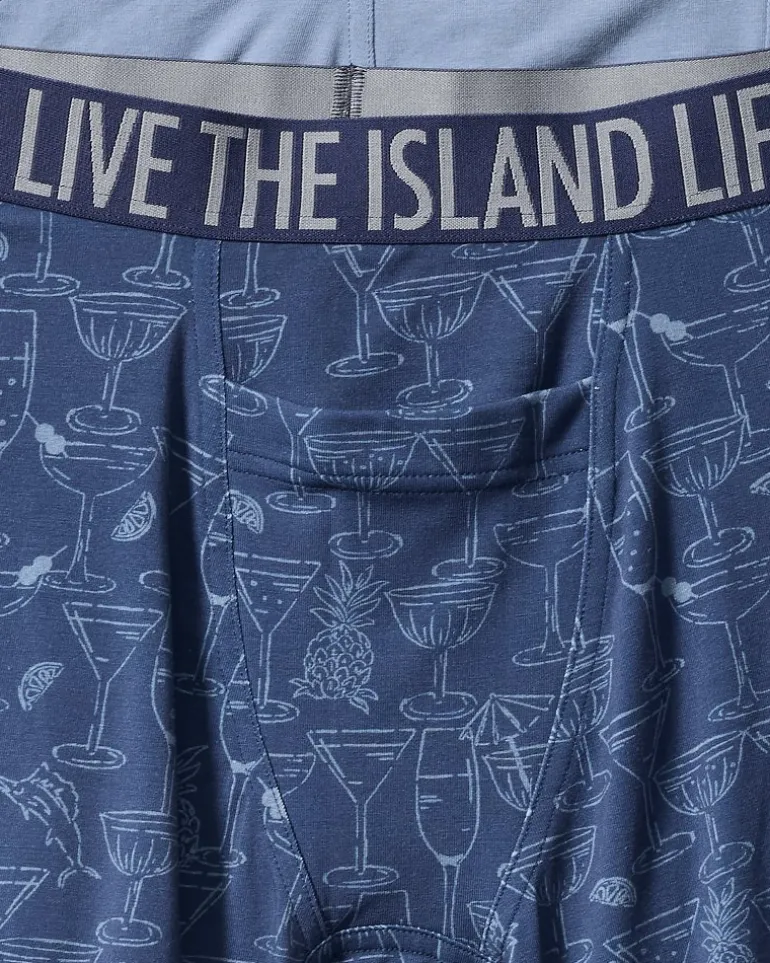 Flash Sale Tommy Bahama Cotton-Modal Boxer Briefs - 2-Pack Dark Denim