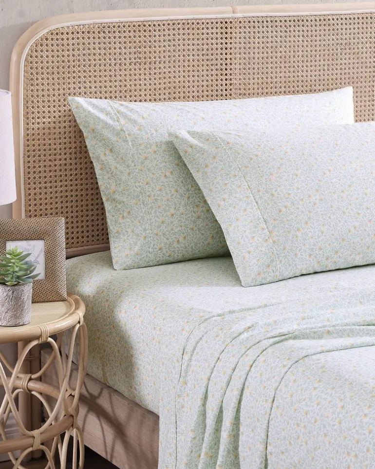 Best Tommy Bahama Crane Flower 4-Piece Queen Sheet Set Green